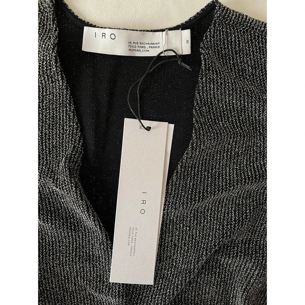 IRO Noize Metallic Dress Size 38
